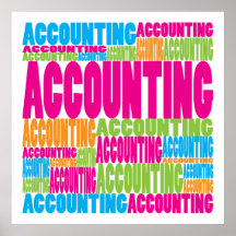 Colourful Accounting Posters