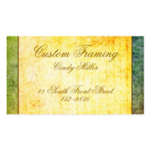 Colourful Antique Yellow Business Card Templates