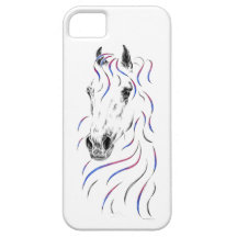 Colourful Arabian Horse Head