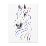 Colourful Arabian Horse Head