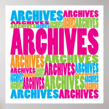 Colourful Archives Poster