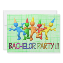 Colourful Bachelor Party Crowd