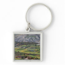 Colourful badlands from Buck Hill overlook in Keychains