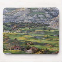 Colourful badlands from Buck Hill overlook in Mousepad