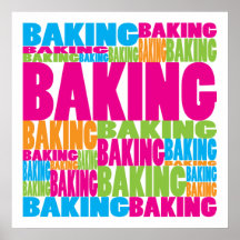 Colourful Baking Posters