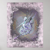 Colourful Ballerina Print