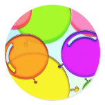 colourful balloons dancing in the air