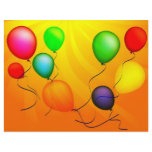 Colourful Balloons Scrapbook Paper