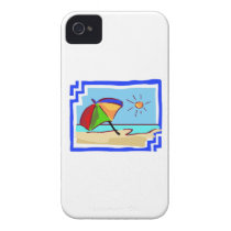 Colourful Beach Scene