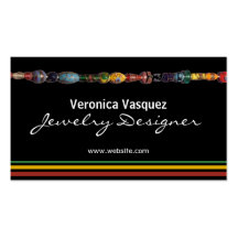 Colourful Beads Jewellery Business Card