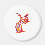 Colourful Bike Designs Magnets