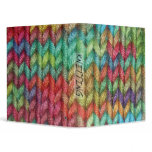 Colourful Binder For the Knitter in Your Life.