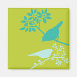 Colourful Birds Fridge Magnet