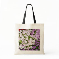 Colourful blend of begonias flowers canvas bag