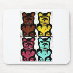 Colourful Blood Sucking Gummy Bruins Mousepad