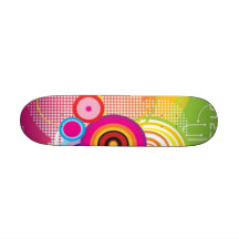 Colourful board skateboard decks
