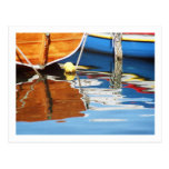 Colourful Boats of Greece Postcard