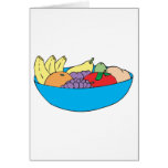 colourful bowl of fruit card