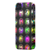 Colourful Bowling Balls iPhone 4 Case-Mate Case