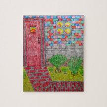 Colourful Brick House Puzzle
