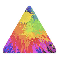 Colourful Bright Ink Splat Design Vector Stickers
