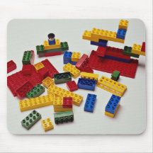 Colourful building blocks for kids mouse pads