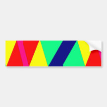Colourful Bumper Sticker