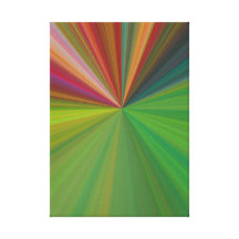 Colourful Burst Wrapped Canvas Gallery Wrapped Canvas