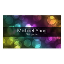 Colourful Business Card