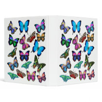 Colourful Butterflies & Moths Avery Binder
