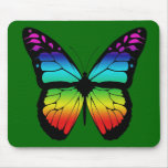 Colourful Butterfly Mouse Pad