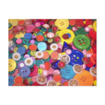 Colourful Button Collage