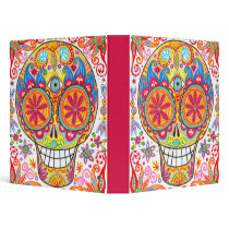Colourful Calavera Binder