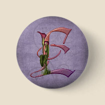 Colourful Calla Initial E buttons