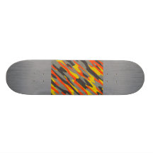 Colourful Camouflage Texture Skateboard