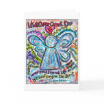Colourful Cancer Angel Card