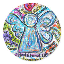 Colourful Cancer Angel Painting