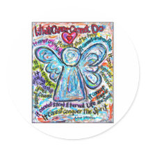 Colourful Cancer Angel Painting