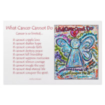 Colourful Cancer Angel Stationery