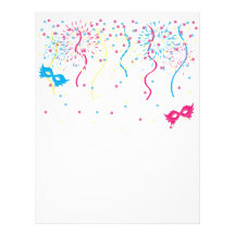 Colourful Carnival Personalized Letterhead