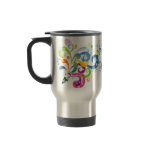 Colourful Carnival Streamers Design Mug