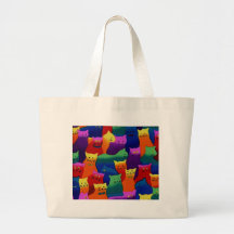 Colourful Cats Bags