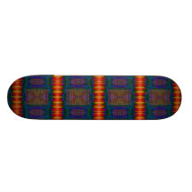 colourful centre skateboard