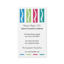 Colourful Chiropractic Business Cards