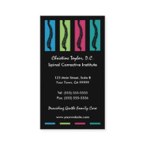 Colourful Chiropractic Business Cards