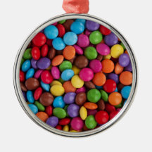 Colourful Chocolate Candy Christmas Ornament