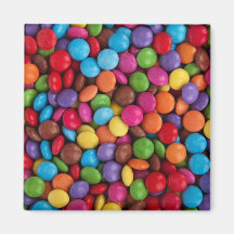 Colourful Chocolate Candy Magnets
