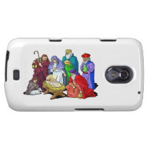 Colourful Christmas Nativity Scene Samsung Galaxy Nexus Covers