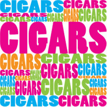 Colourful Cigars Cut Outs