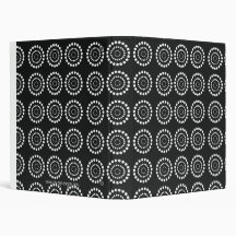 Colourful Circle Burst Designer Binder